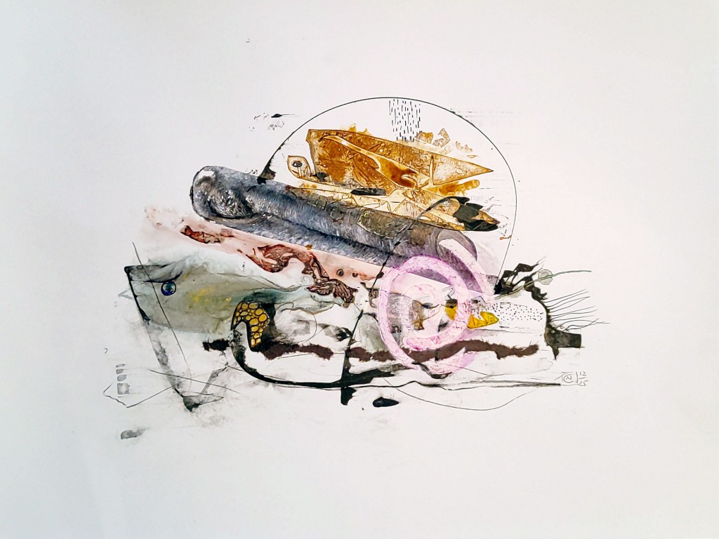 30x20, acryl auf steinpapier